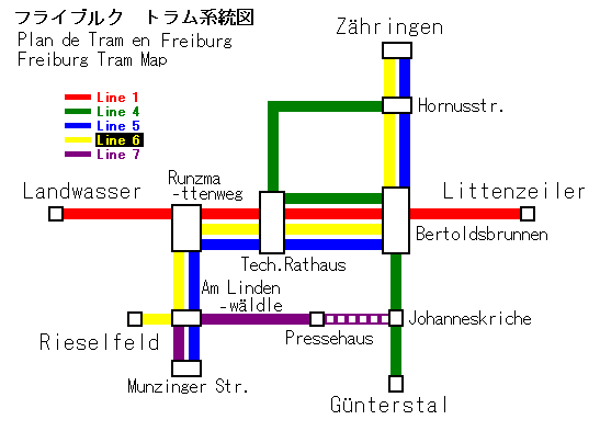 Plan de Tram / Tram Map